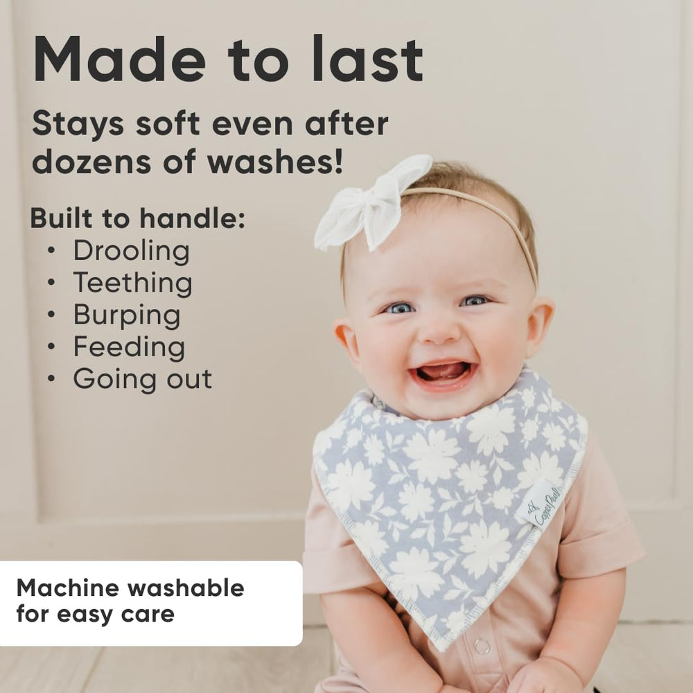 Copper Pearl Lacie adjustable snaps illustrate newborn to toddler fit