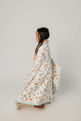 Copper Pearl Mickey Boo Bash blanket 46x46 size ready for swaddling and growth