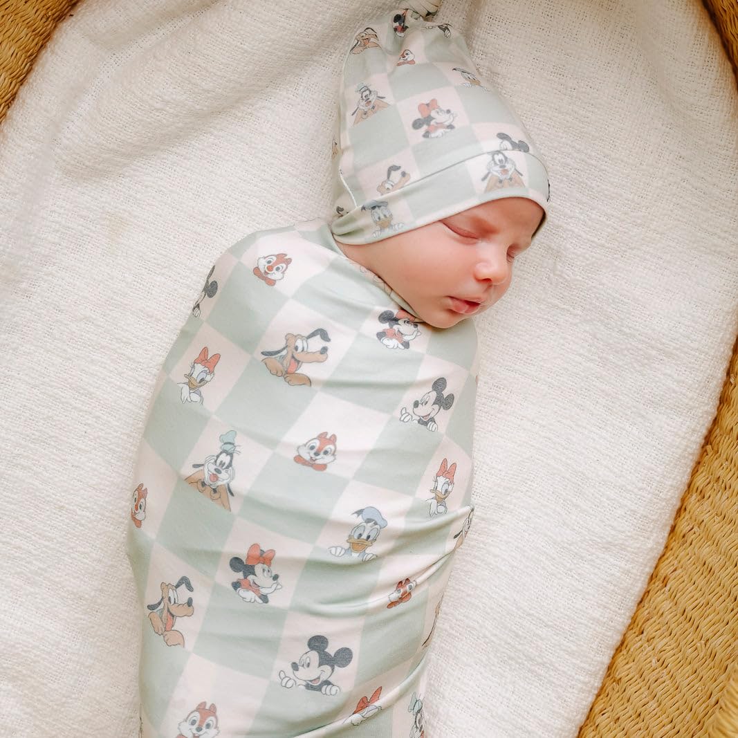 Copper Pearl swaddle fabric closeup—premium polyester–rayon blend for softness and durability