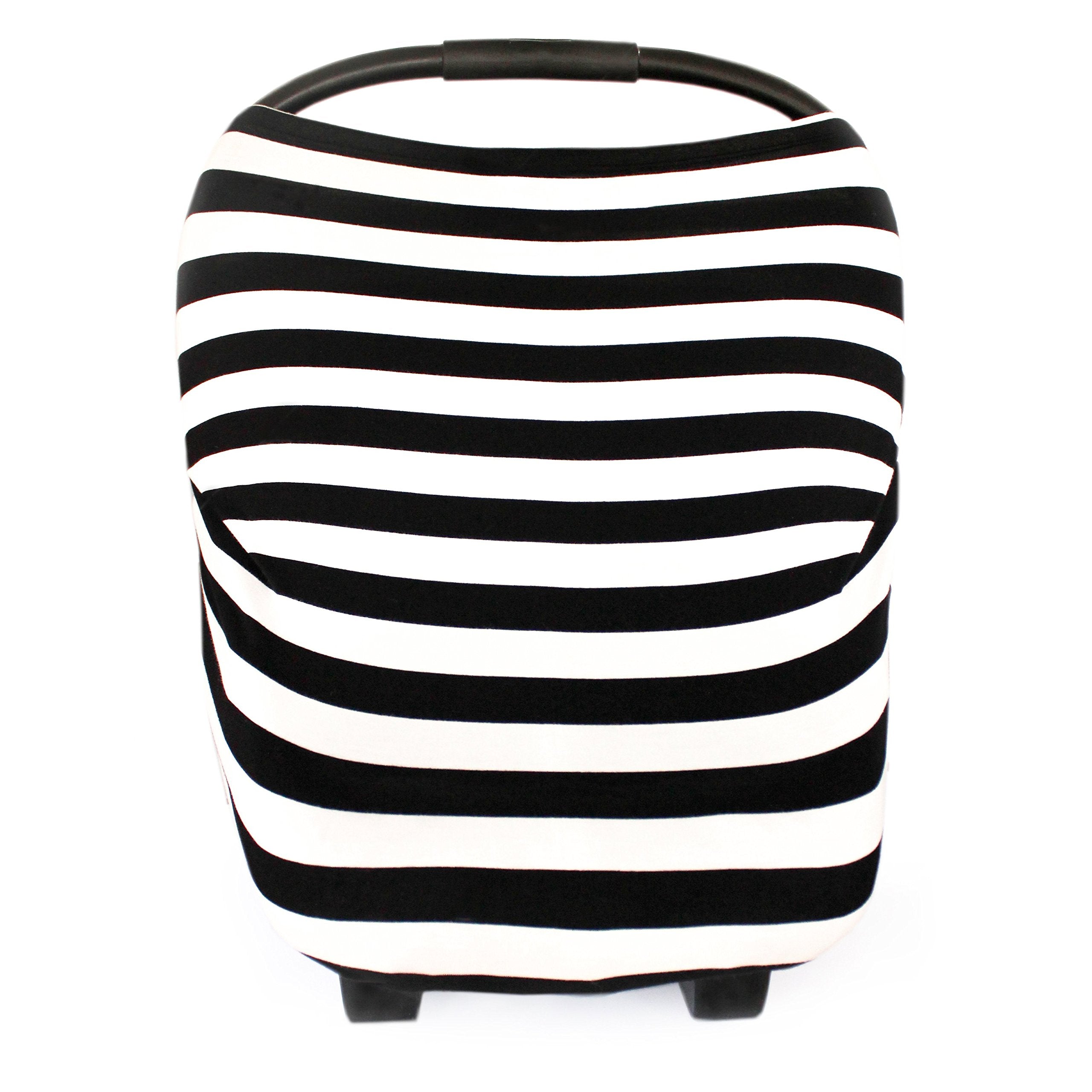 Copper Pearl multi-use cover car seat cover provides sun protection and easy infant access