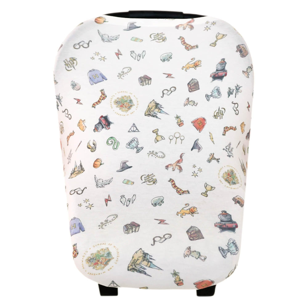 Copper Pearl Multi-Use Cover nursing cover with Wizarding World print for discreet feeds and airflow