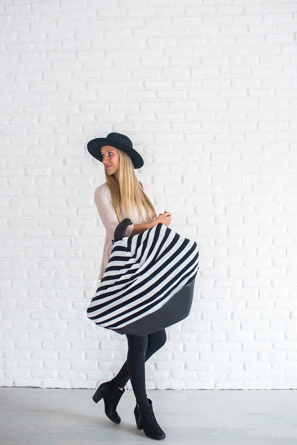 Copper Pearl shopping cart cover protects baby from germs and irritation