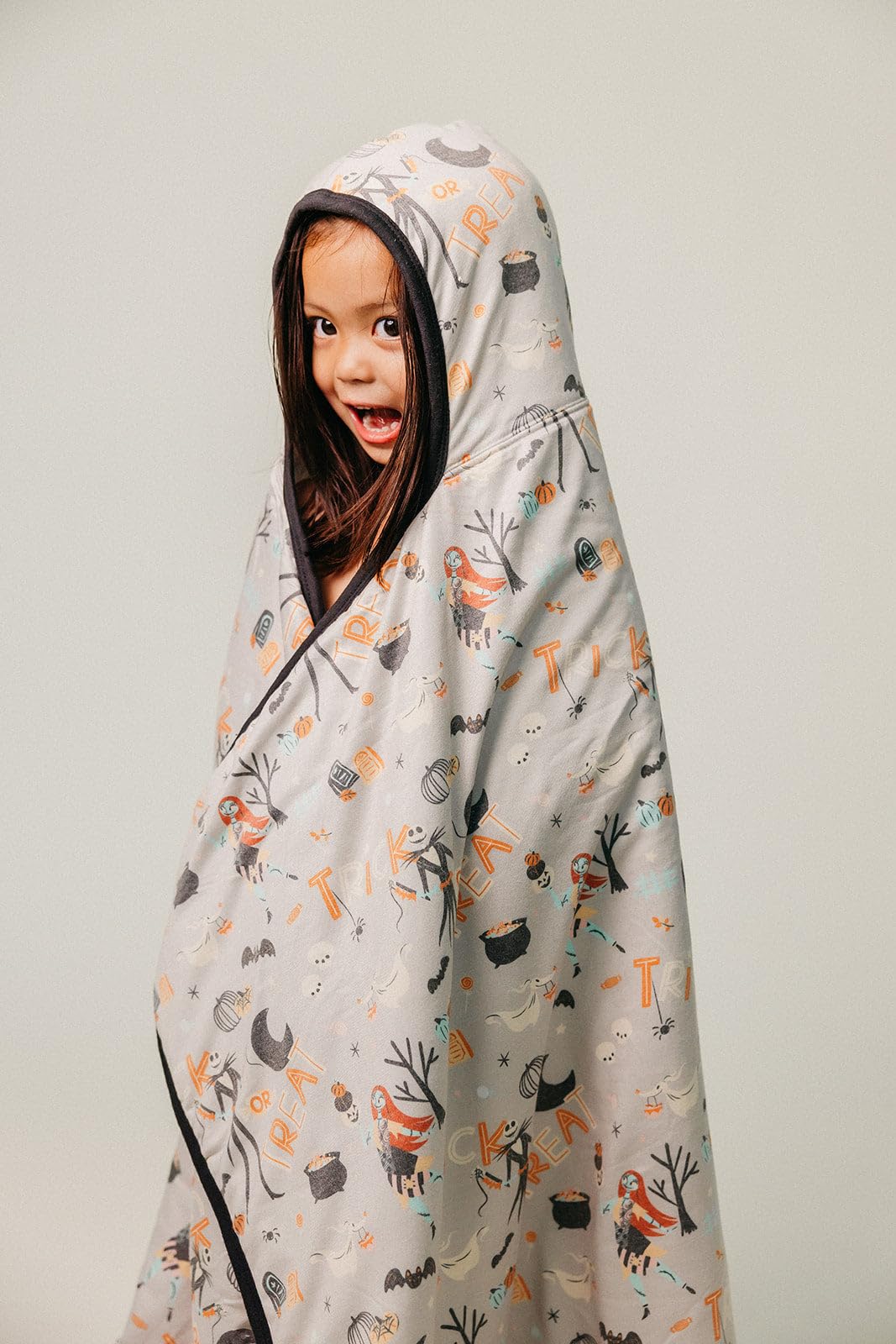 Copper Pearl Nightmare Before Christmas towel design elevates bath-time visuals.