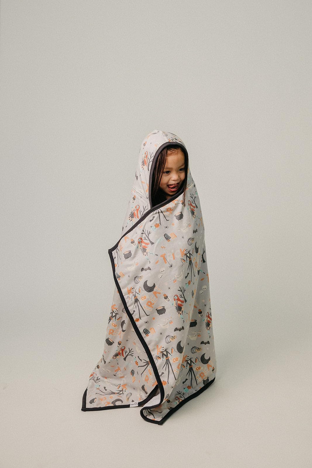 Copper Pearl Nightmare Before Christmas towel interior terry cloth for absorbency.