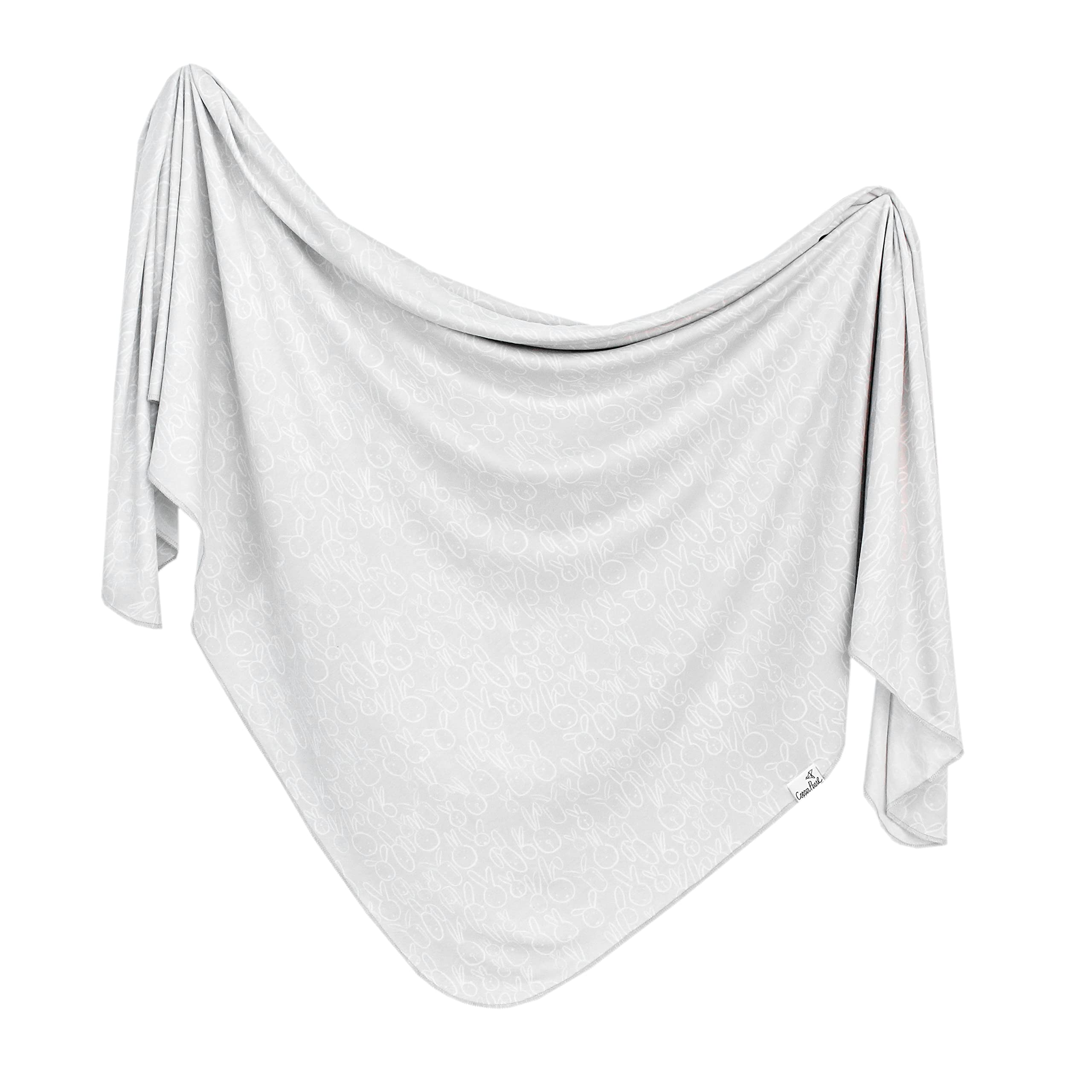 Copper Pearl Peter swaddle blanket soft-knit for cozy, breathable comfort.