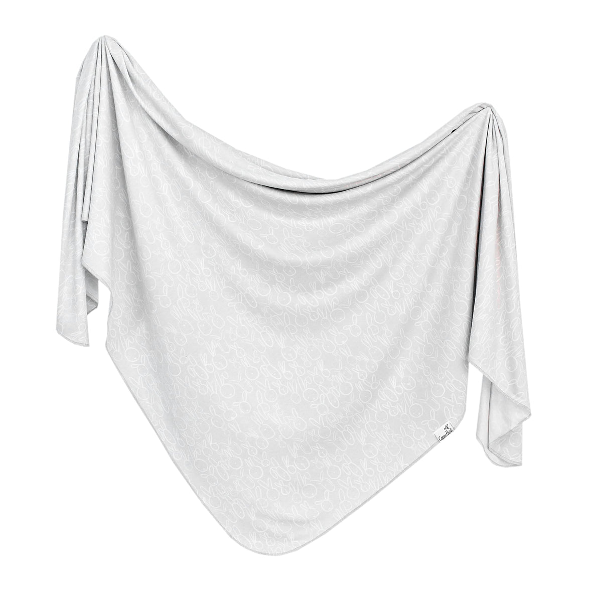 Copper Pearl Peter swaddle blanket soft-knit for cozy, breathable comfort.