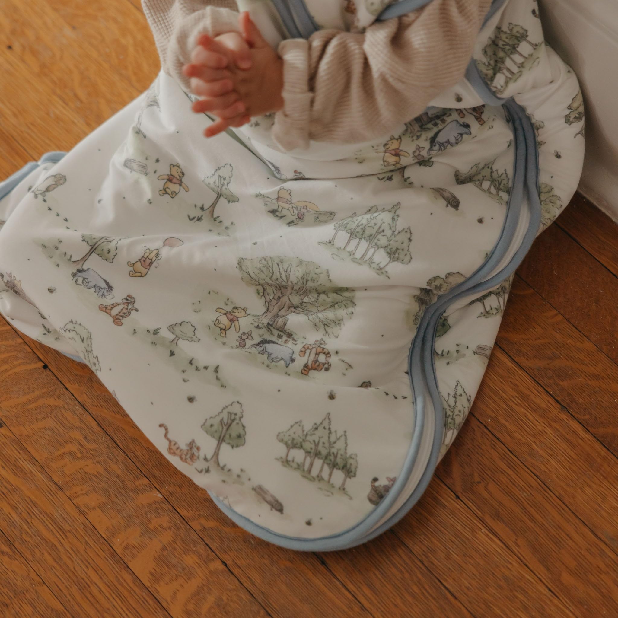 Copper Pearl Hundred Acre Wood sleep bag sleeveless design for year-round use.