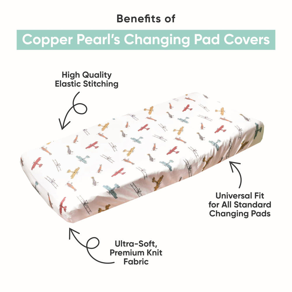 Copper Pearl knit fabric closeup highlighting soft, breathable texture ideal for baby comfort.