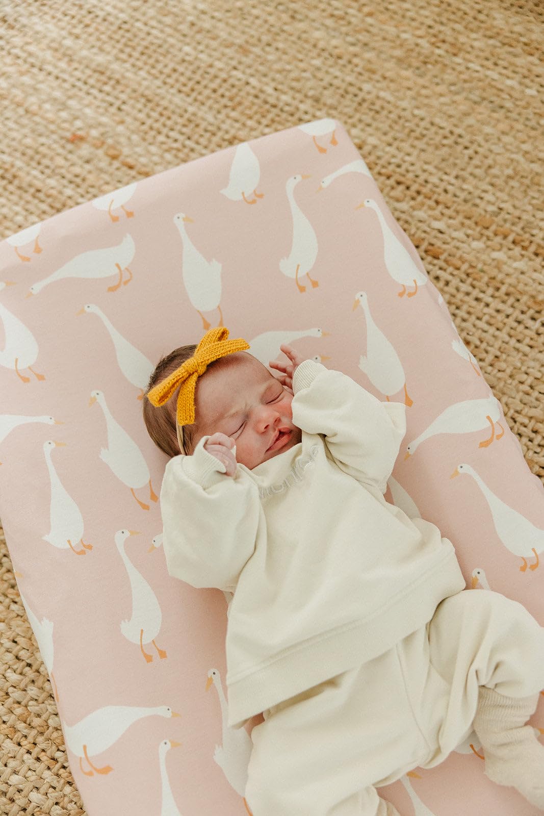 Copper Pearl Premium Knit Changing Pad Cover durable softness after washes