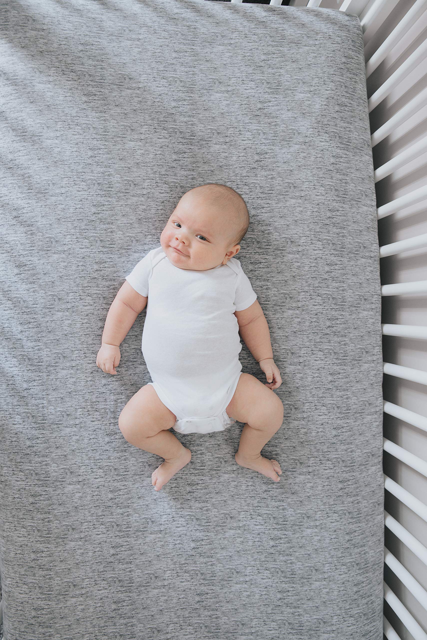 Copper Pearl premium knit crib sheets Asher coordinated design supports cohesive nursery themes.