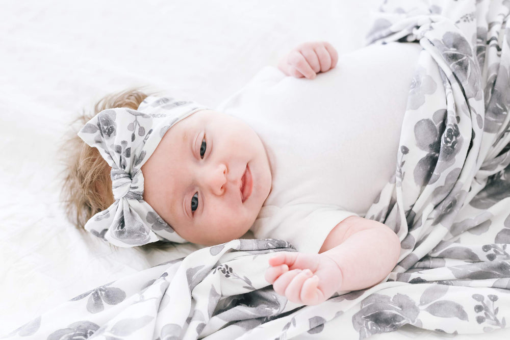 Copper Pearl Rowan bows baby girls style shows trendy headbands for any mood