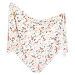 Copper Pearl Rufus swaddle-blanket soft touch for cozy baby comfort.