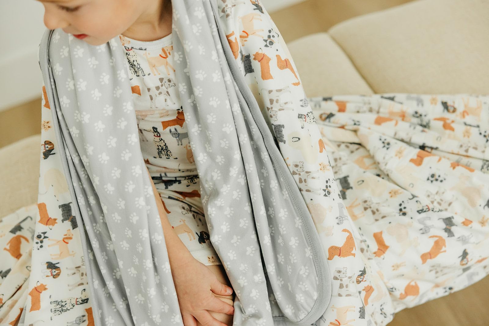 Copper Pearl Rufus blanket is machine-wash friendly for busy families.