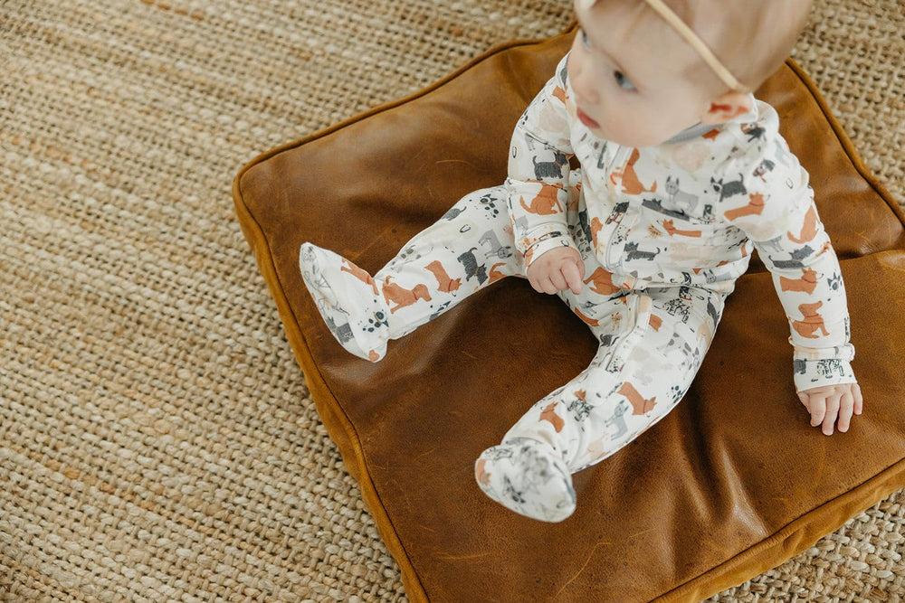 Copper Pearl Rufus prints and stylish design for modern baby outfits