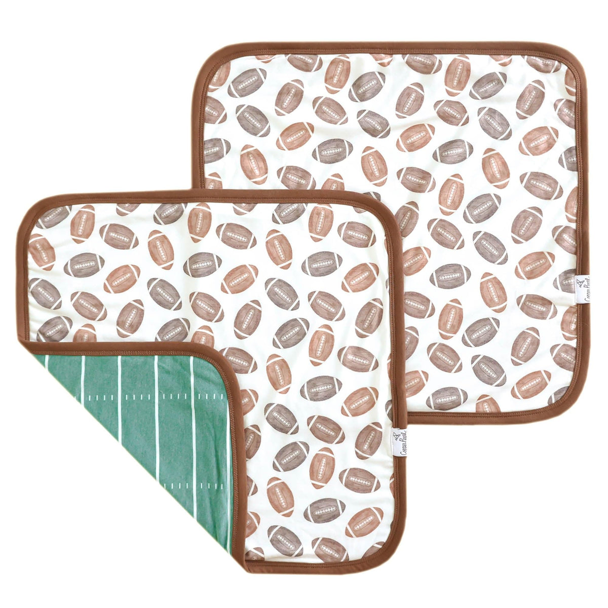 Copper Pearl security blanket set of two on-the-go portability for self-soothing