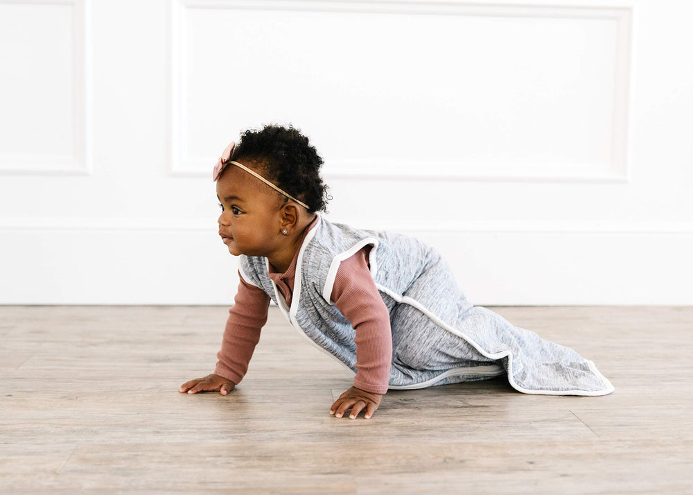 Copper Pearl Sleep Sack Asher ultra-soft-inside offers gentle touch against baby's skin