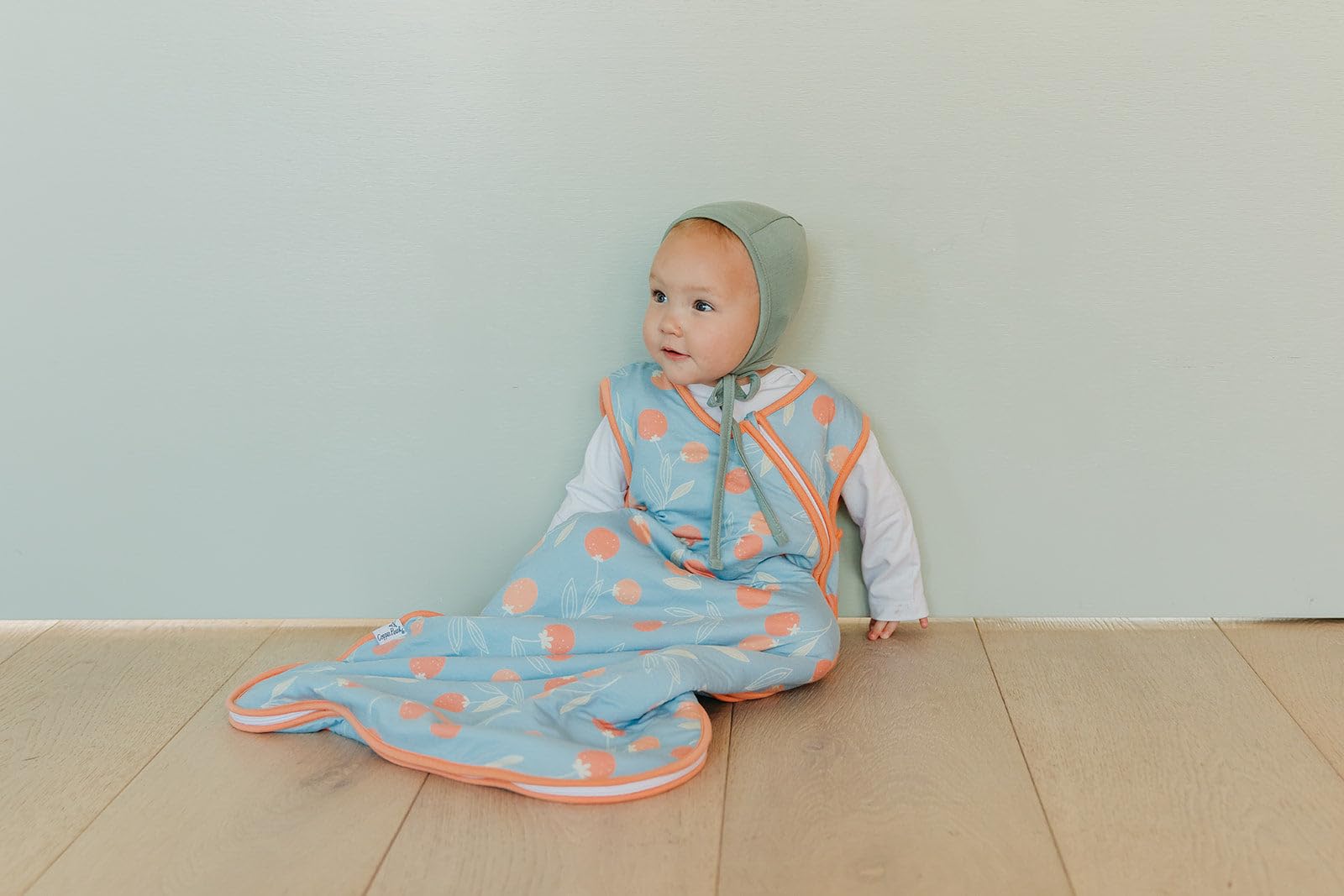 Copper Pearl Sleep Sack keeps baby comfortable in crib or stroller nights