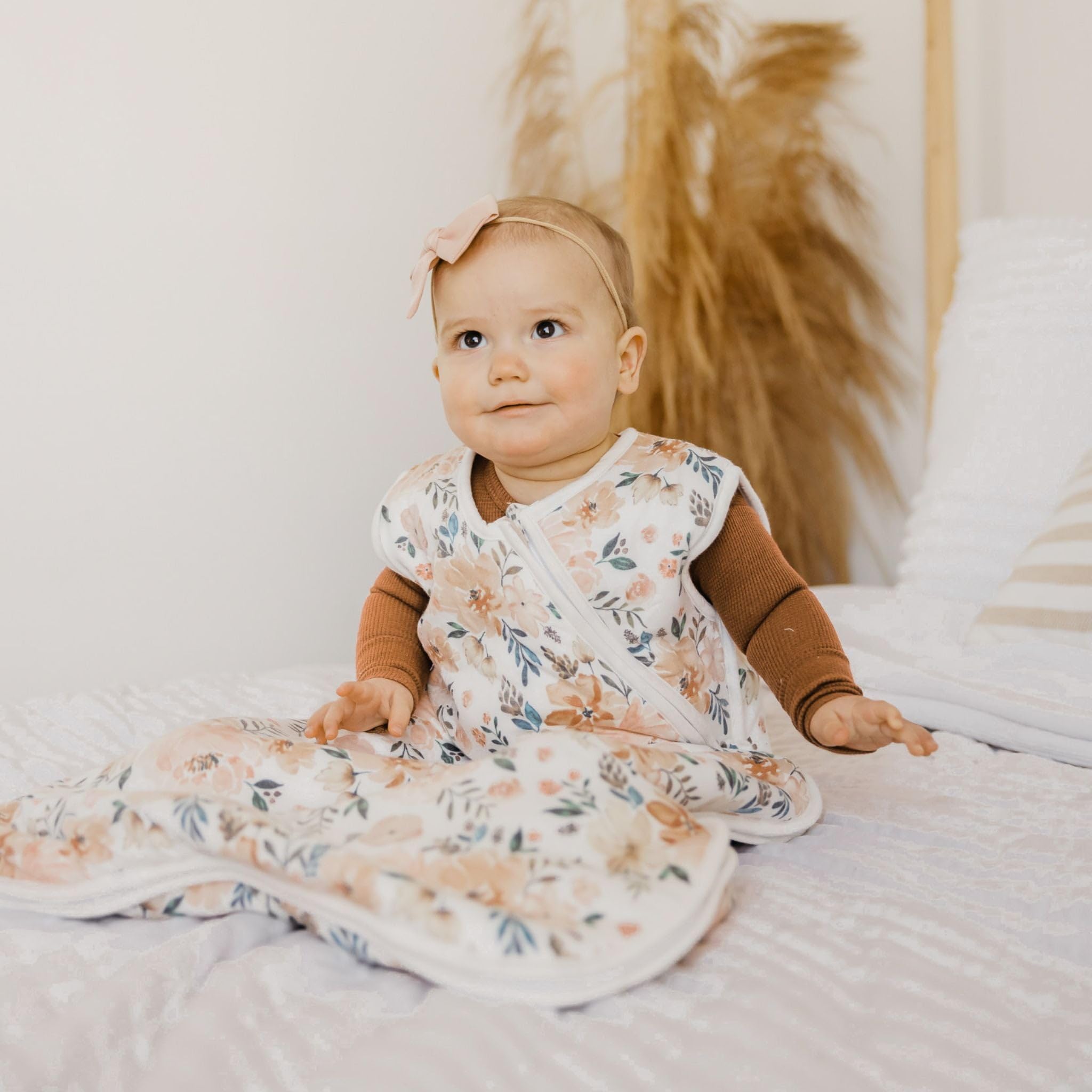 Copper Pearl Sleep Sack sleeveless design with tag-free neck for comfortable nights