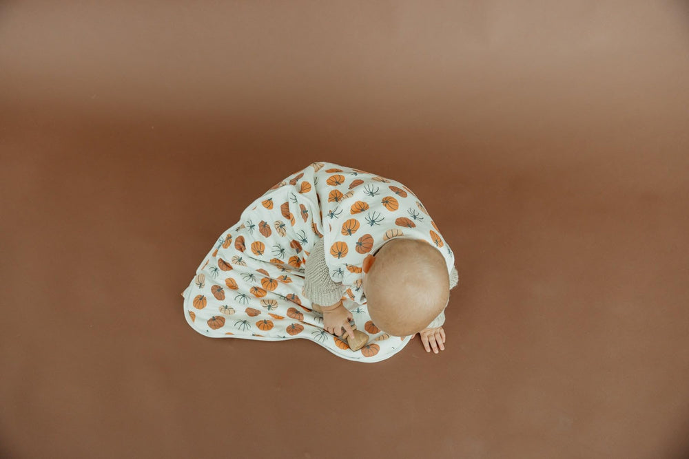 Copper Pearl Sleep Sack three-layer buttery-soft fabric close-up shows stretch and comfort.