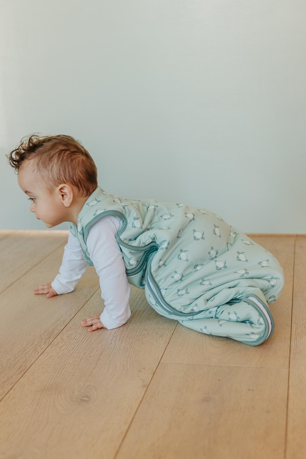Copper Pearl Sleep Sack Wade three-layer fabric delivers soft, breathable comfort