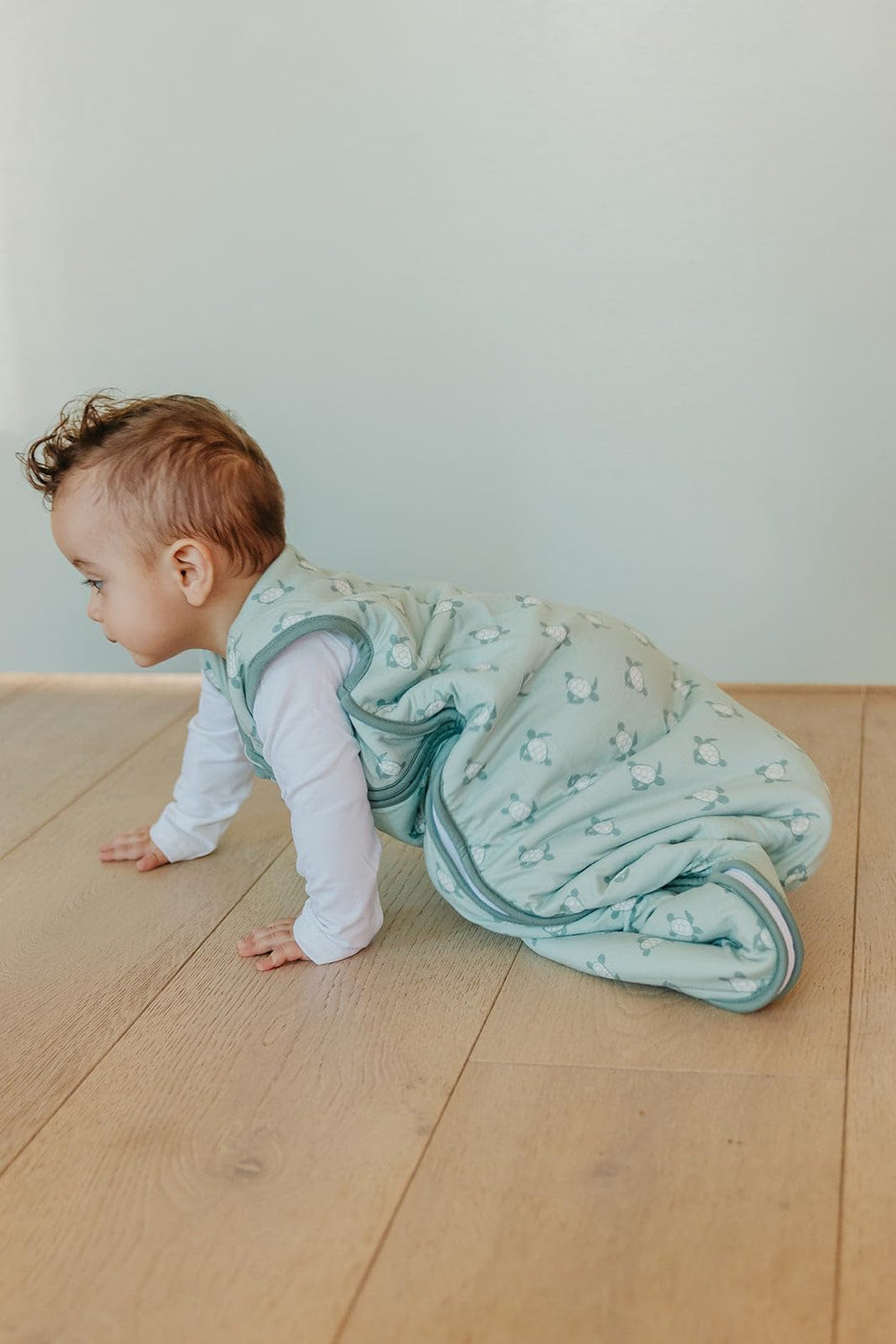 Copper Pearl Sleep Sack Wade three-layer fabric delivers soft, breathable comfort