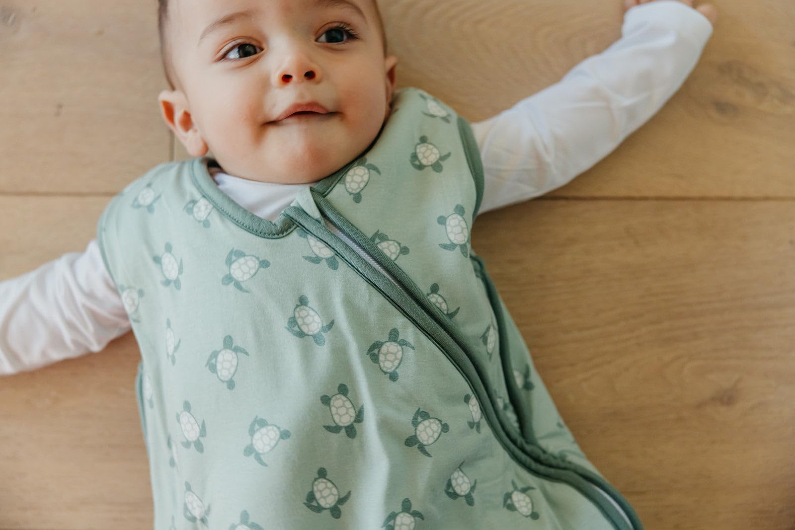 Copper Pearl Sleep Sack Wade trendy prints coordinate with nursery decor