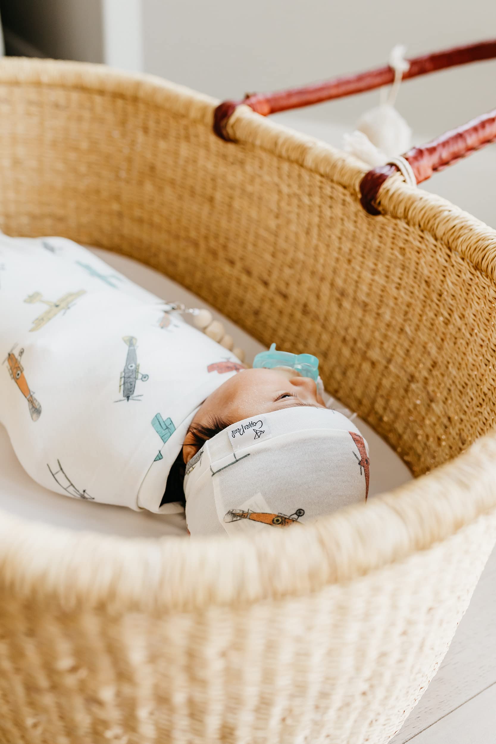 Copper Pearl Swaddle Ace gift ready presentation for new moms