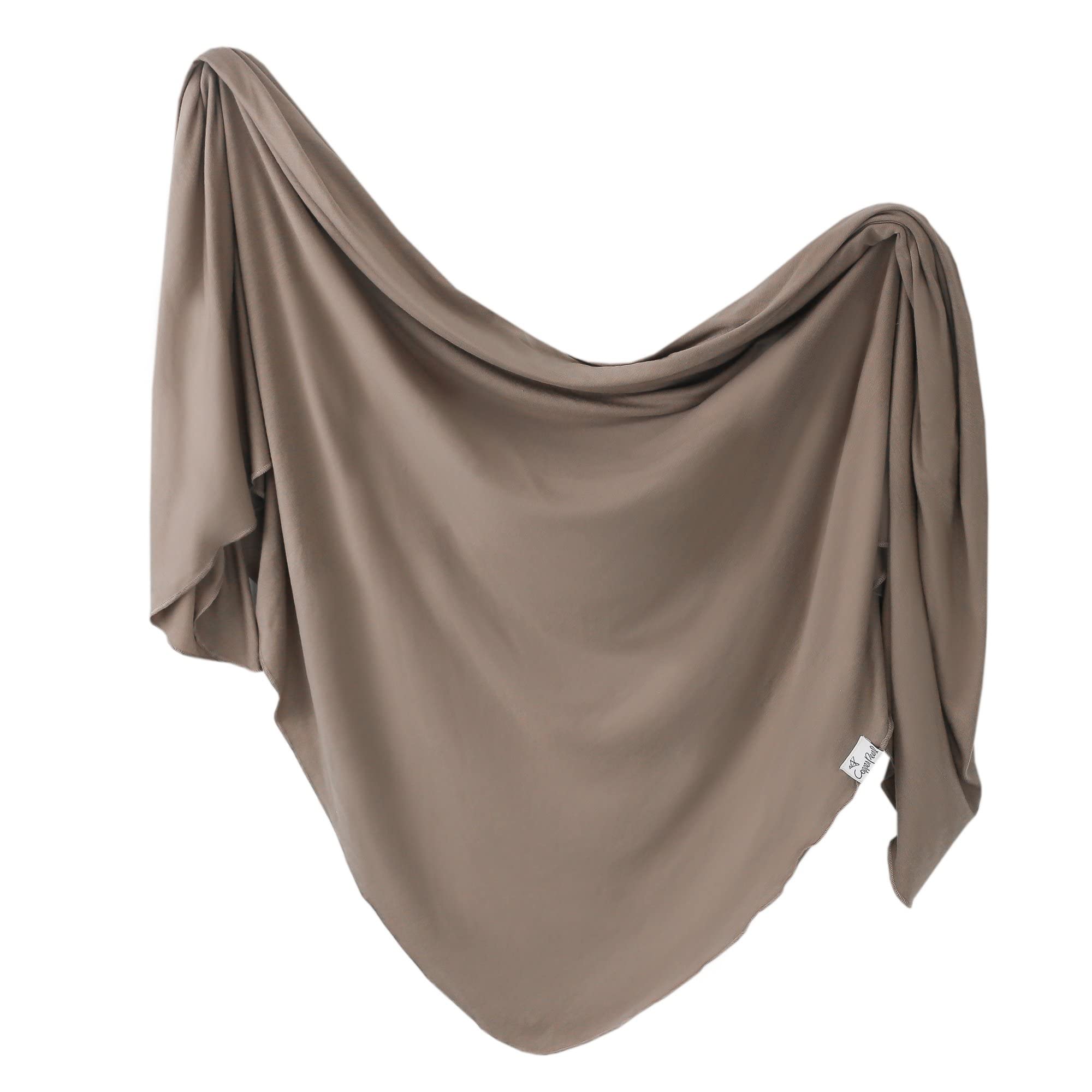 Copper Pearl swaddle blanket Gobi with soft touch for gentle newborn comfort.