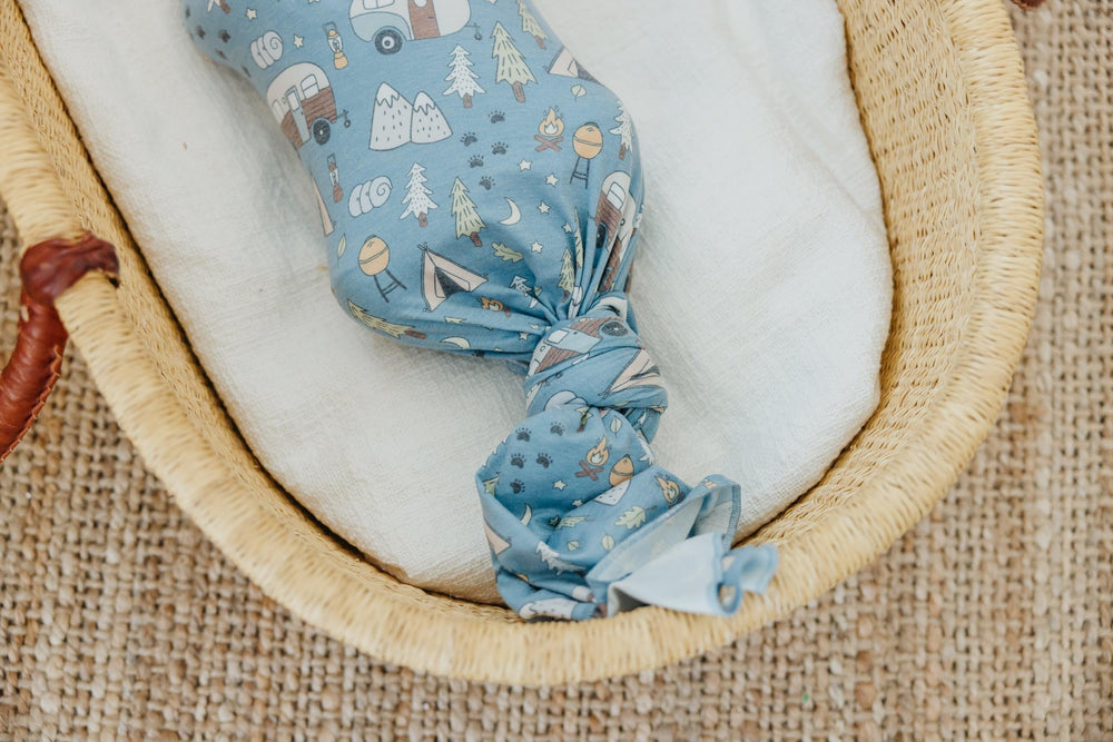 Copper Pearl swaddle blanket stylish prints coordinate with outfits for stylish baby looks.