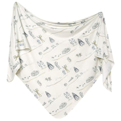 Copper Pearl swaddle Tatooine closeup soft fabric highlighting cozy wrap.
