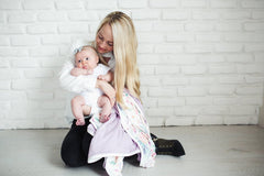Copper Pearl bloom 46x46 size shown for growing baby use