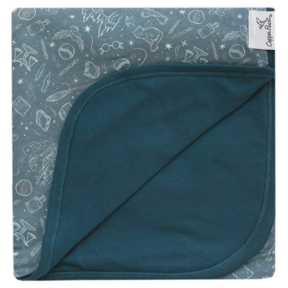 Copper Pearl three-layer blanket close-up highlights ultra-soft texture for cozy newborn cuddles.