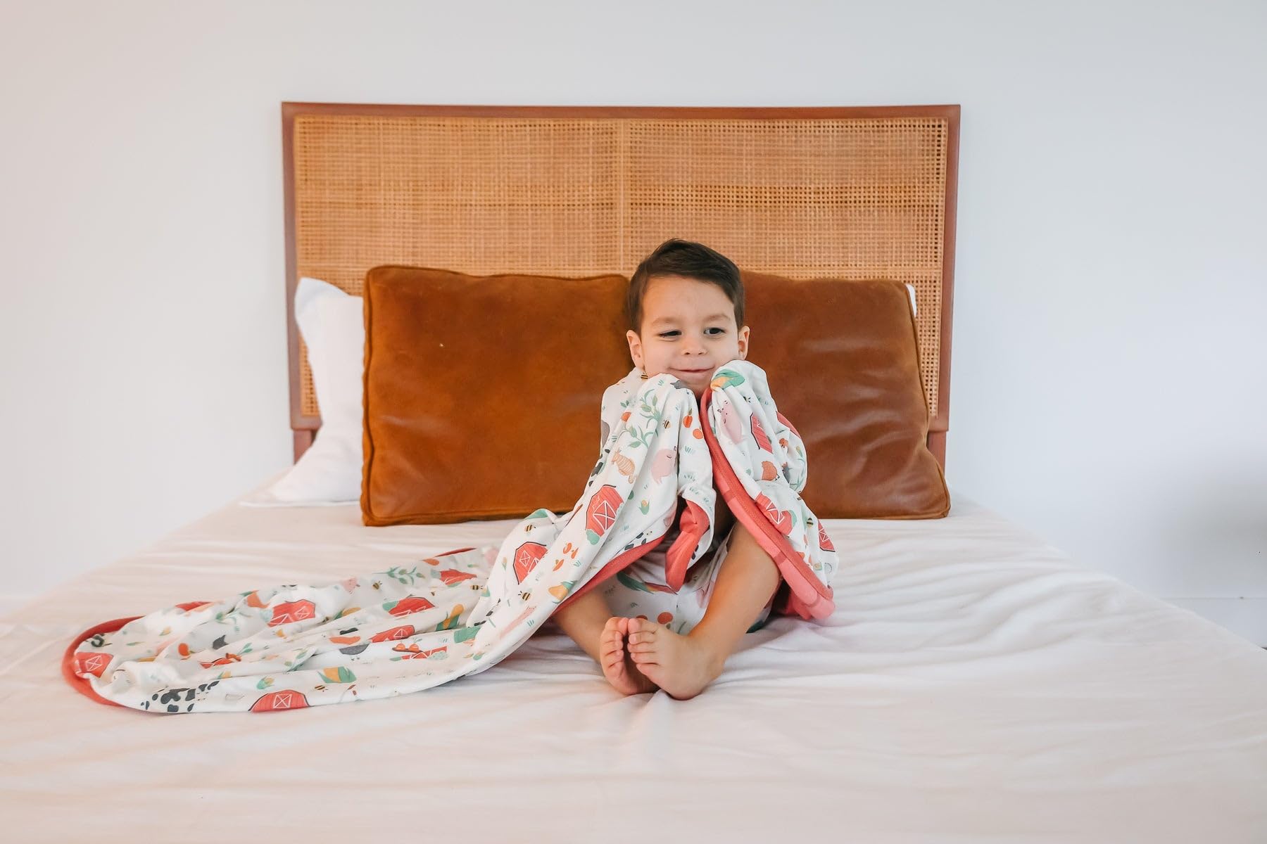 Copper Pearl toddler-use in crib shows versatile, growing with your child.