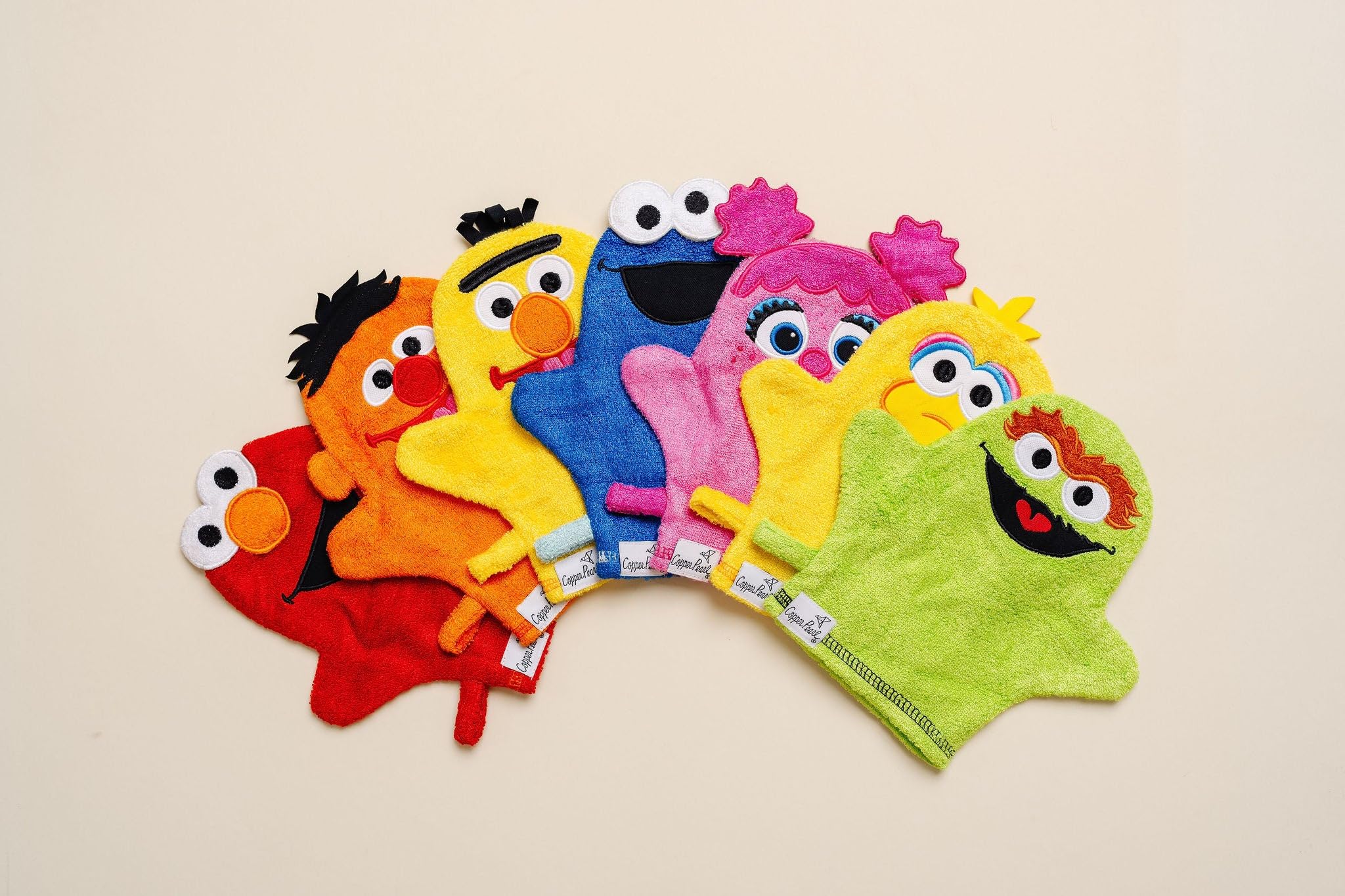 Copper Pearl wash mitt durable one-piece design for long-lasting use.