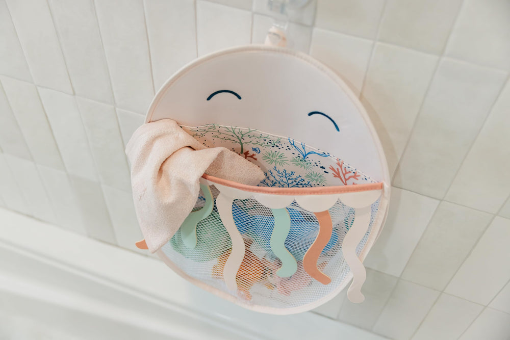 Copper Pearl washcloth gift packaging, perfect baby registry present.