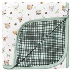 Copper Pearl Wilder 3-layer quilt close-up of ultra-soft fabric for baby comfort.