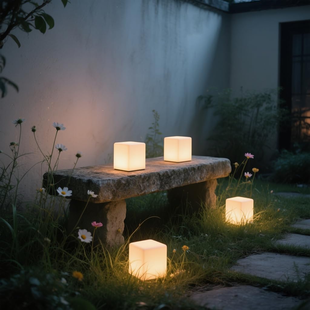 COPU cube light moves easily between desk, reading nook, and nightstand.