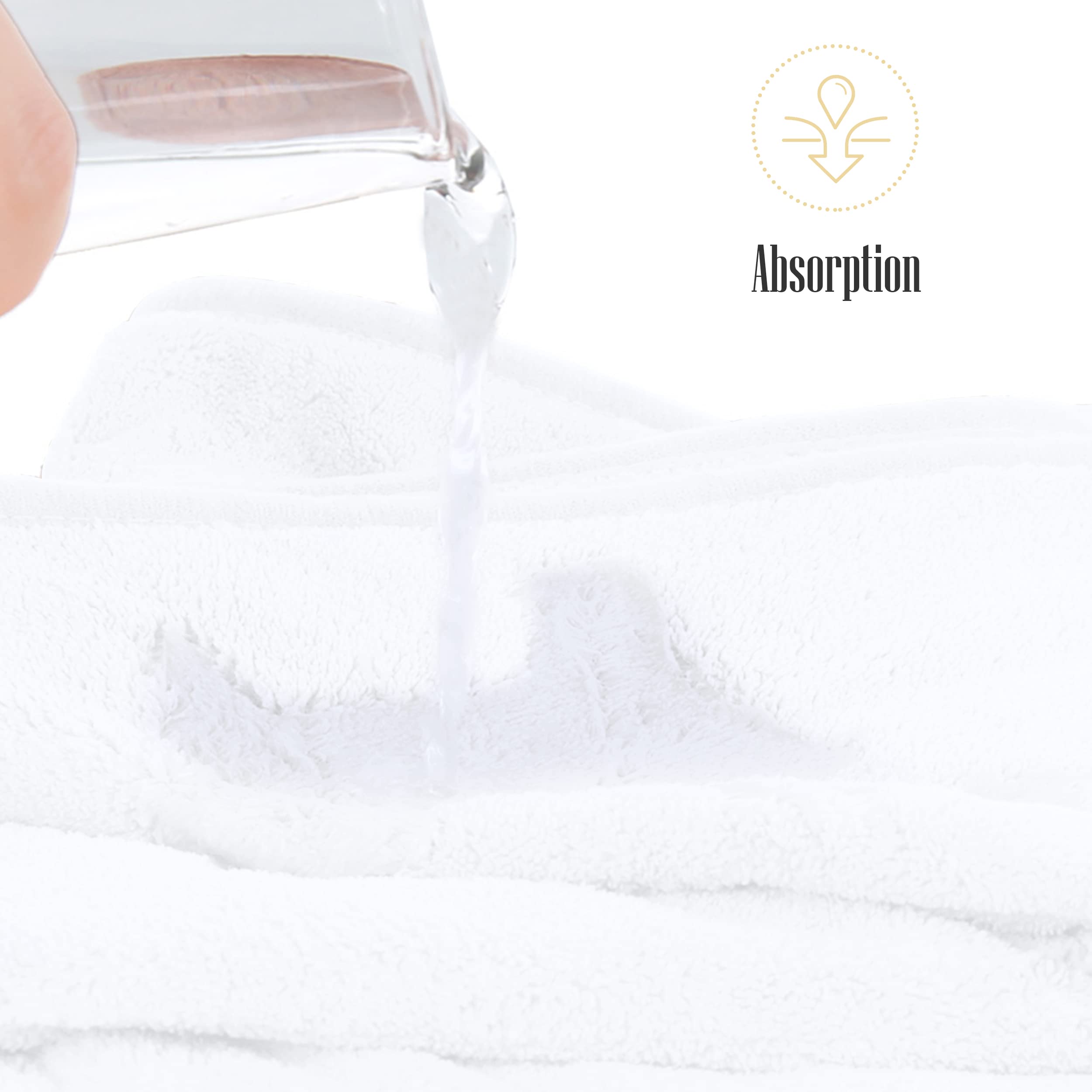 CORAL DOCK Neutral Feather Jungle design showcased on cozy towels.
