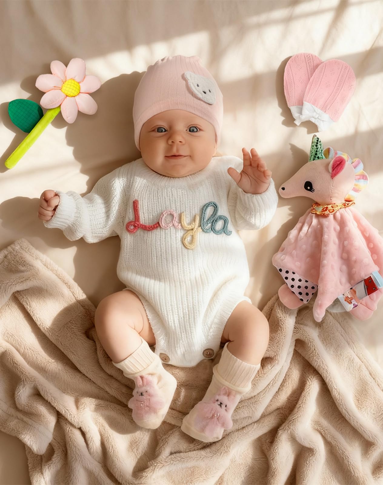Coralogo cozy socks for tiny feet in the gift set