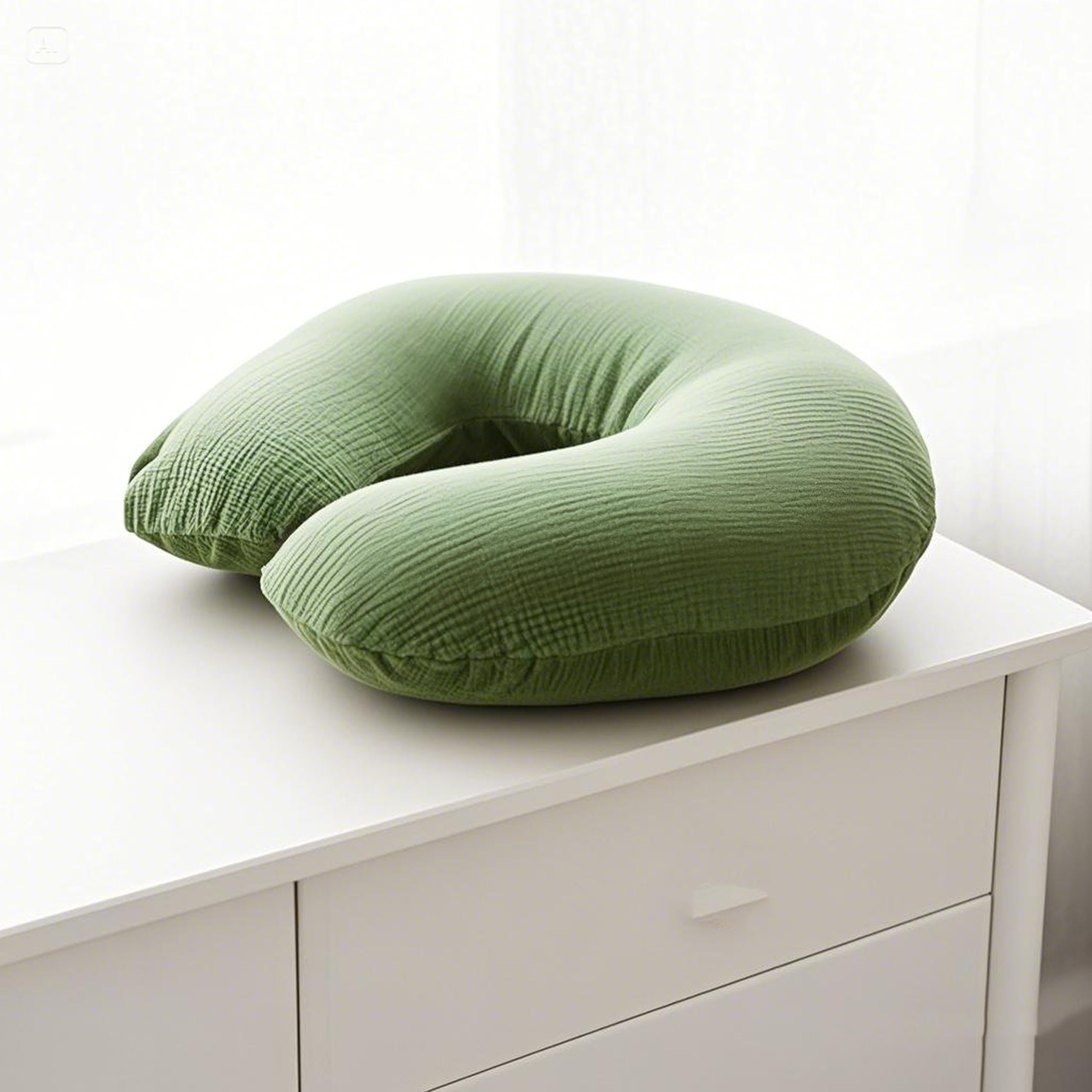 Coreeky muslin cover on baby feeding space promotes clean, cozy sessions.
