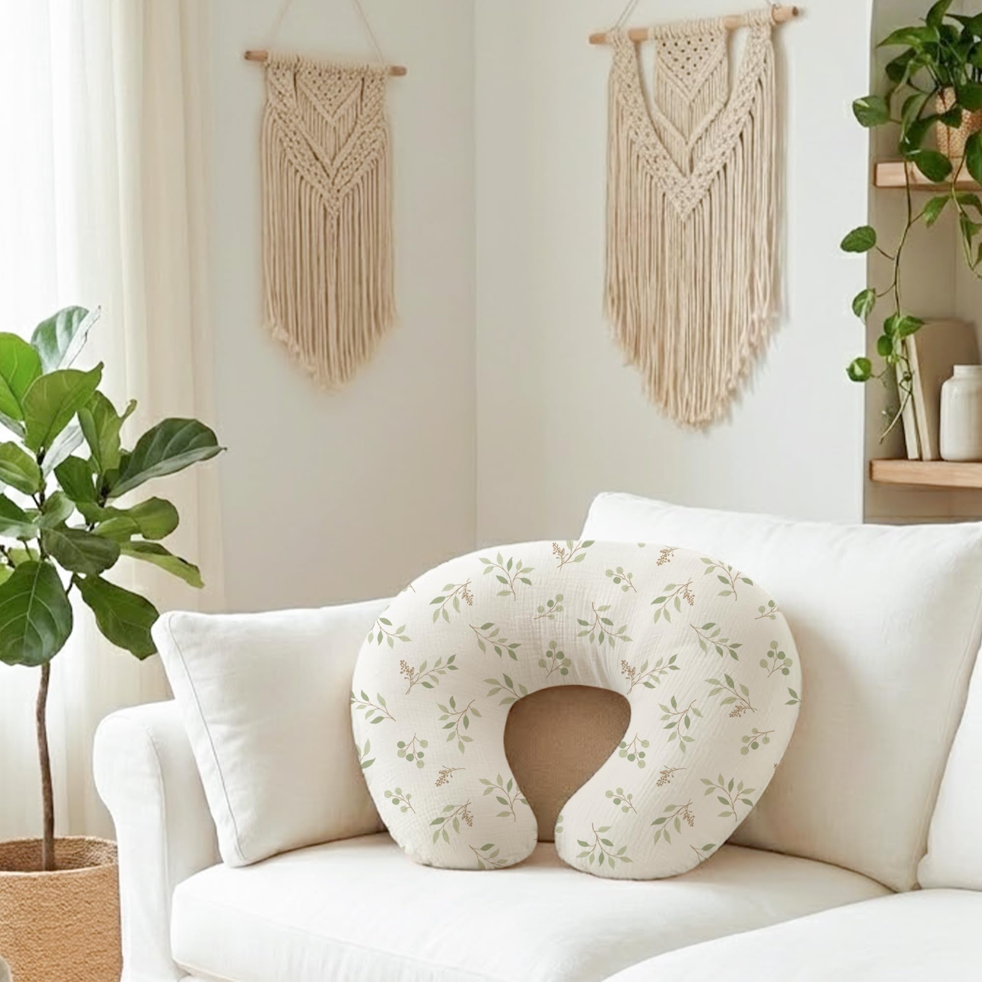 Coreeky soft cotton muslin feel enhances baby-snuggle friendly feeding sessions.
