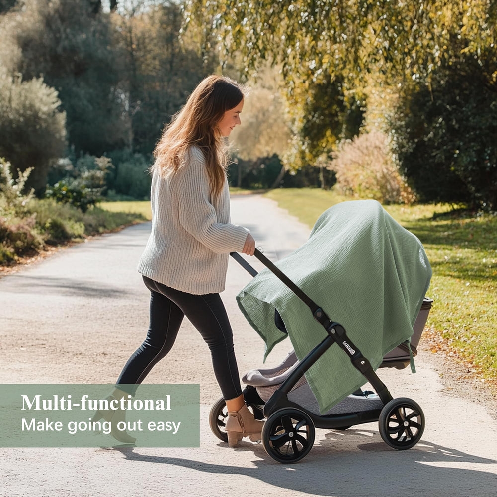 Coreeky soft muslin fabric feels light and gentle on skin.