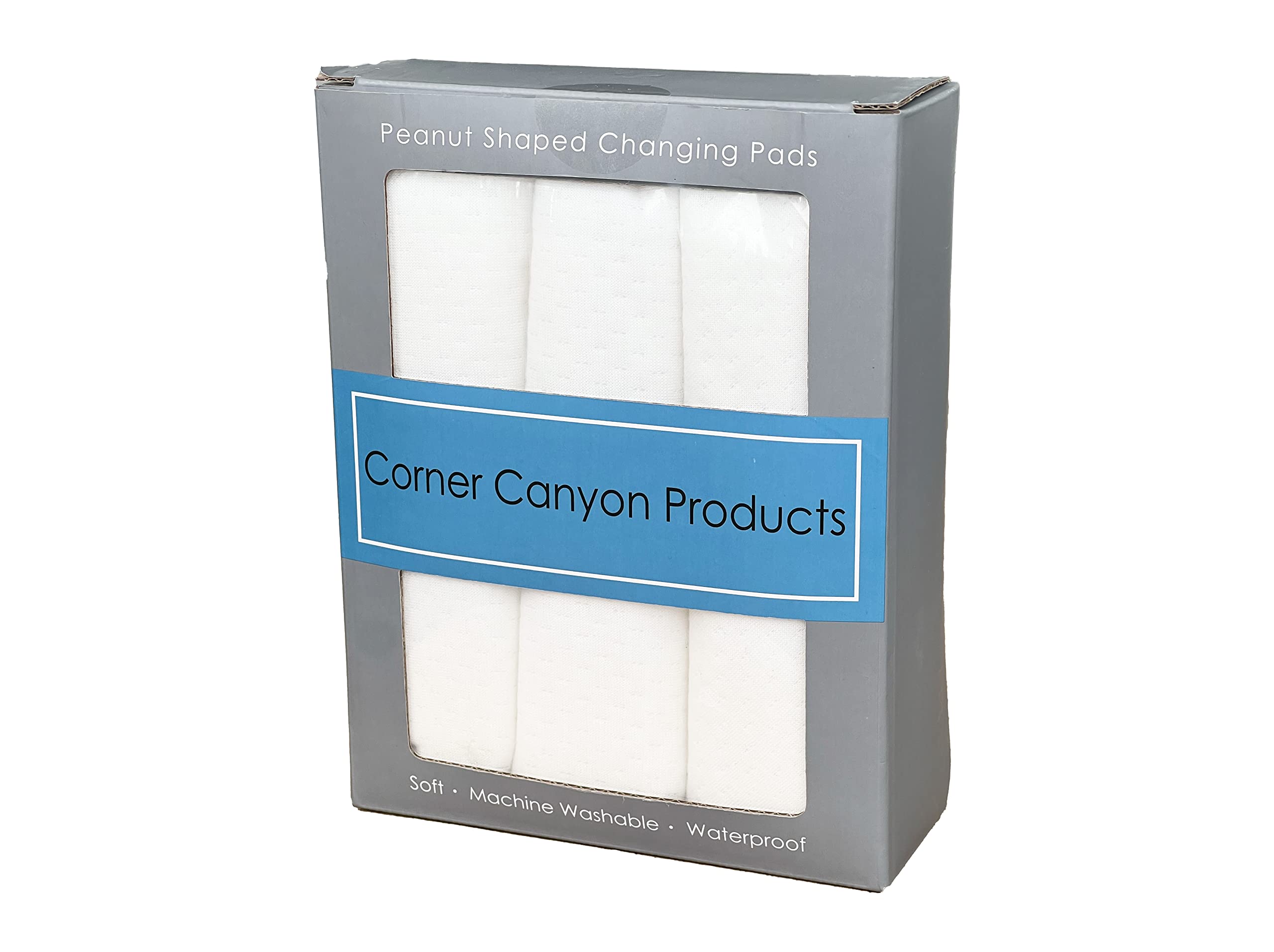 Corner Canyon changing pad liner comes in a travel-ready 3-pack