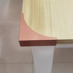 Fits desks, tables, cabinets; easy to install with included screws.