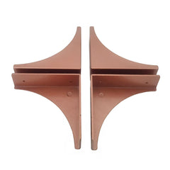 Champagne Gold metal guard on corners prevents damage with durable zinc alloy.