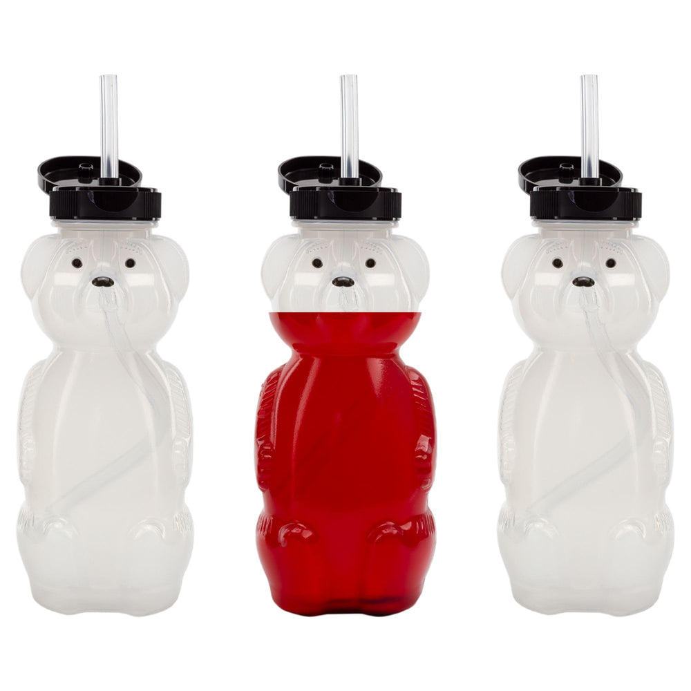 Cornucopia Brands Honey Bear Straw Cups 3-pack in package for therapy-friendly sipping