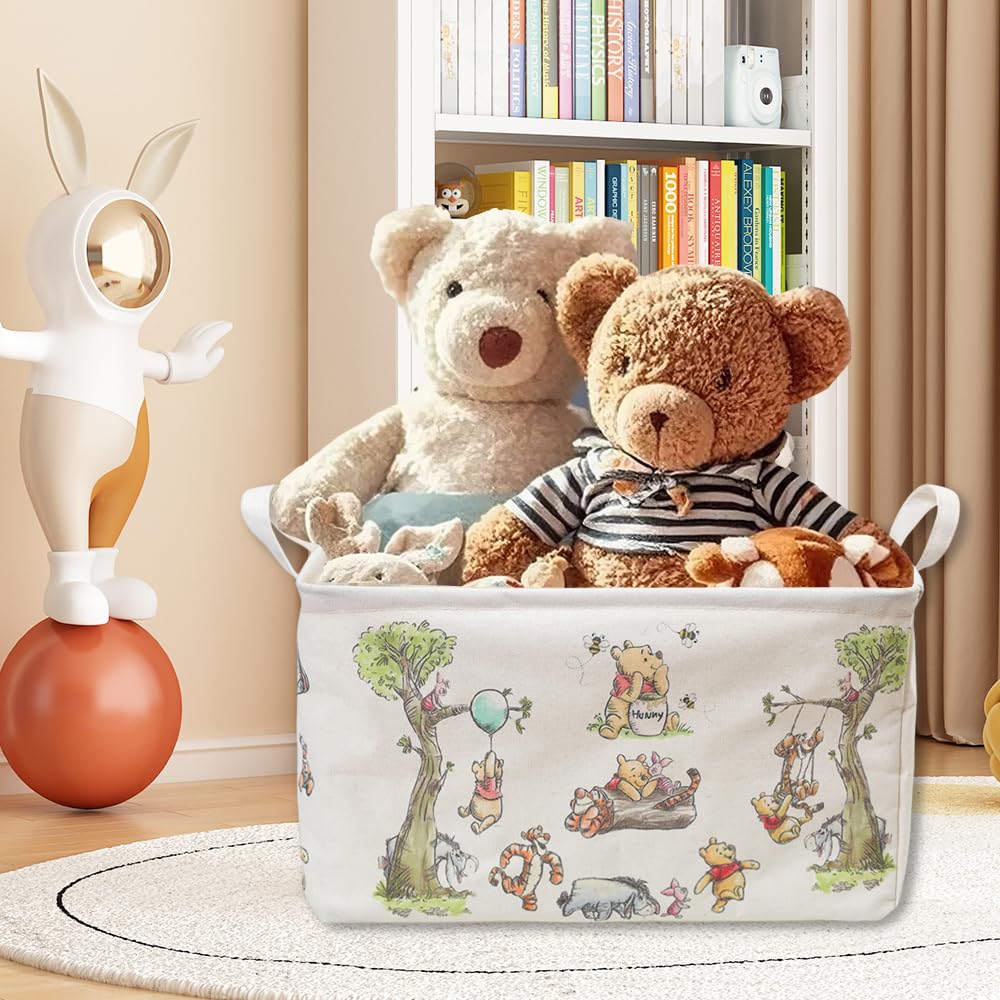 CORODER rectangle bear basket blends form and function for bedrooms and playrooms.