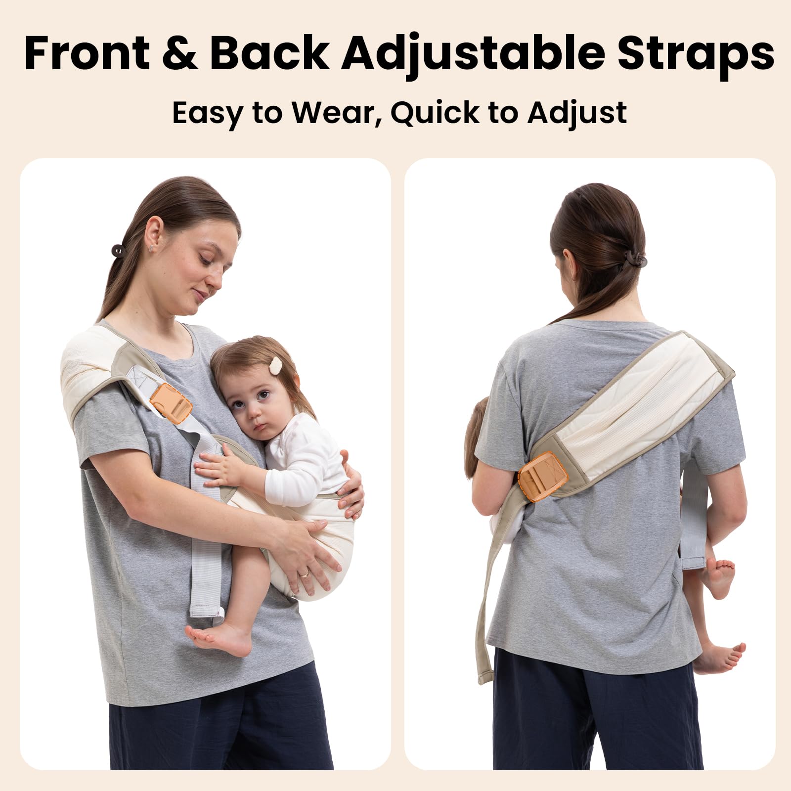 COSDIG supports babies from 25 to 60 pounds for growing comfort.