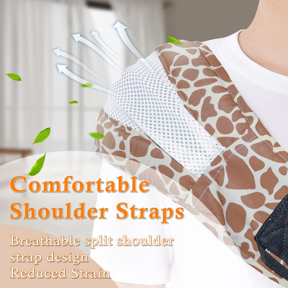 COSDIG baby carrier adjustable straps close-up showing secure fit