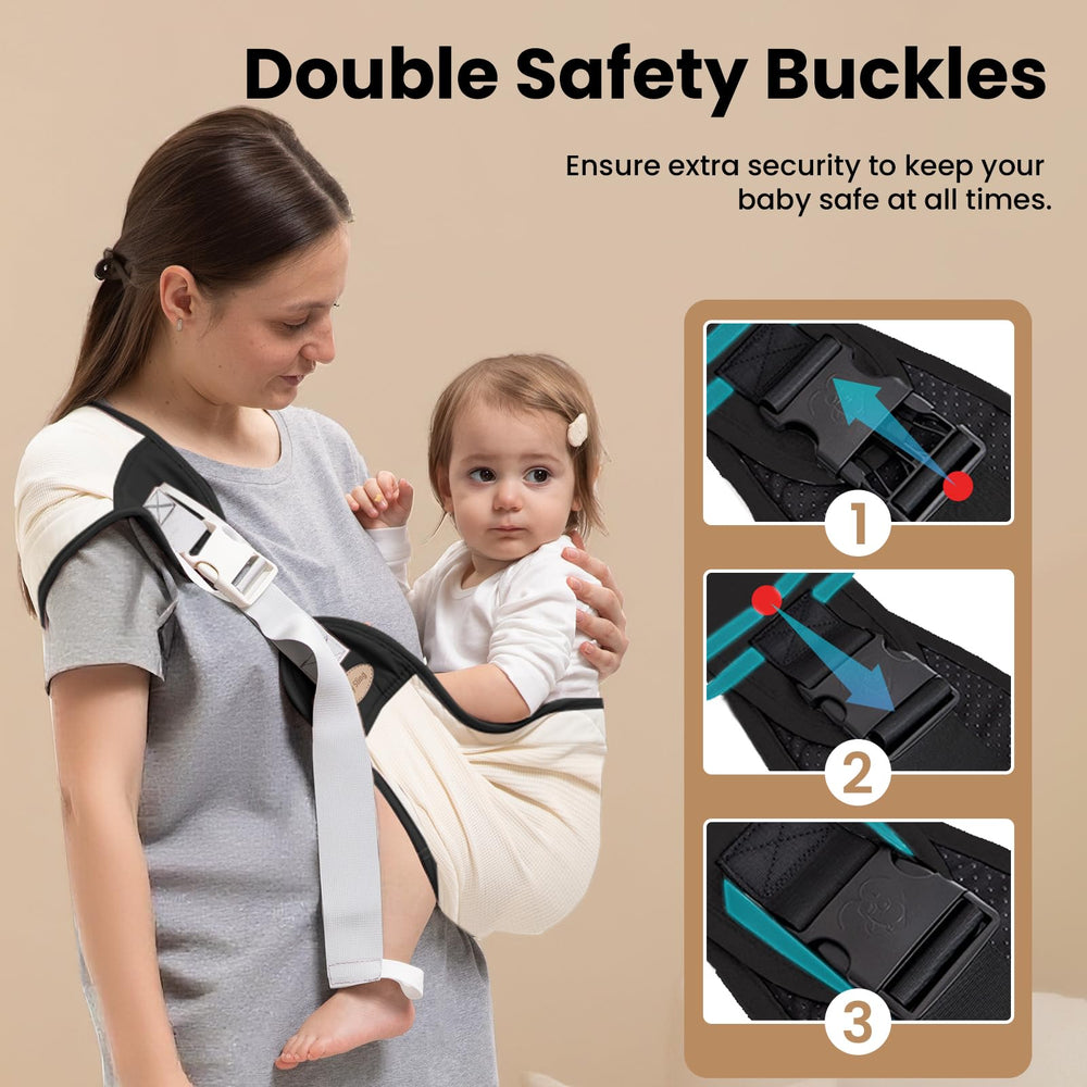 COSDIG baby carrier folds compactly for easy storage in bags and totes